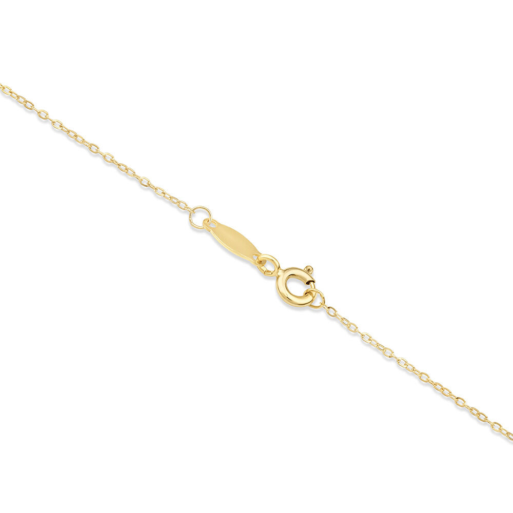 Solid Cable Chain In 10kt Yellow Gold