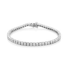 Tennis Bracelet with 0.50 Carat TW of Diamonds in Sterling Silver