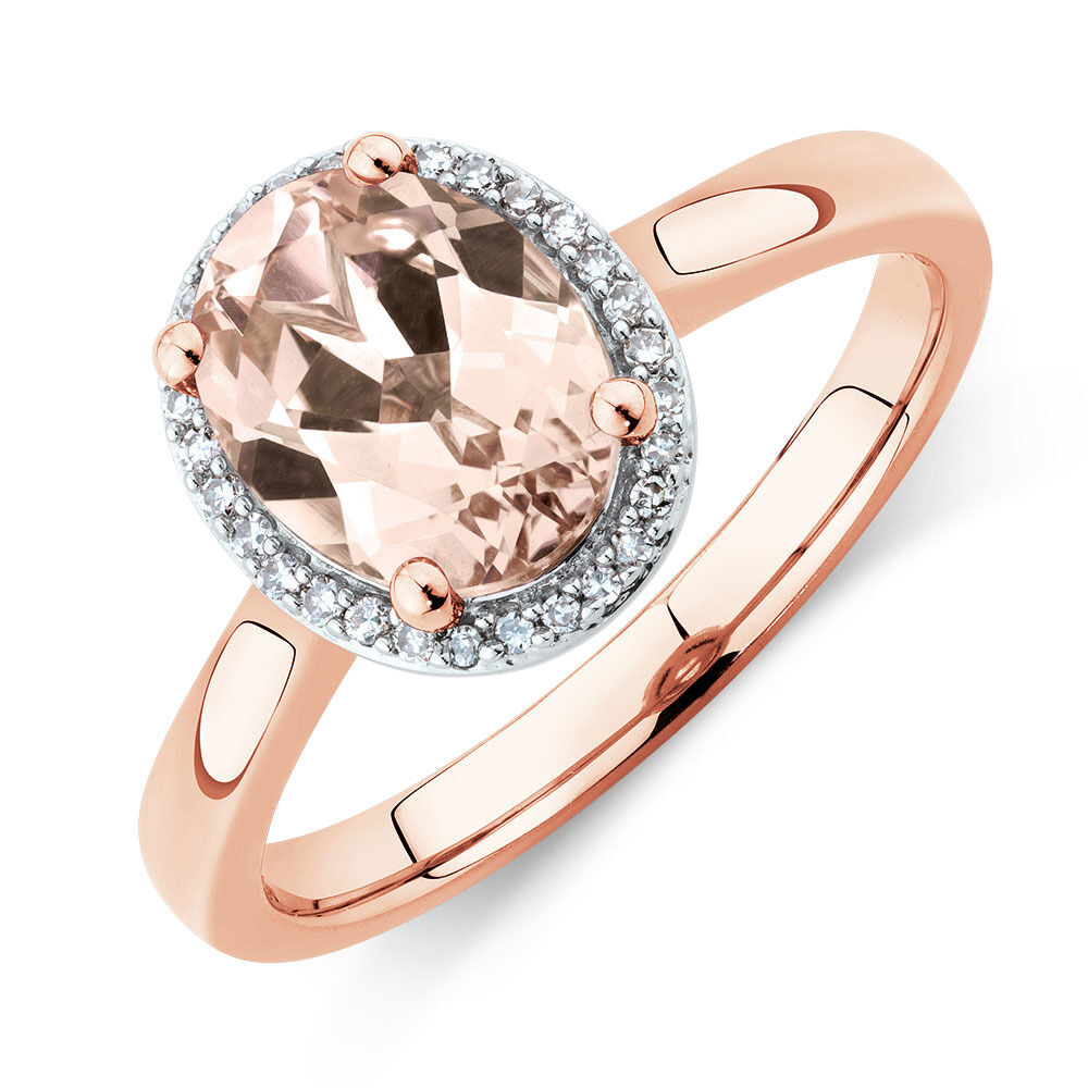 Michael hill peach sapphire hot sale ring