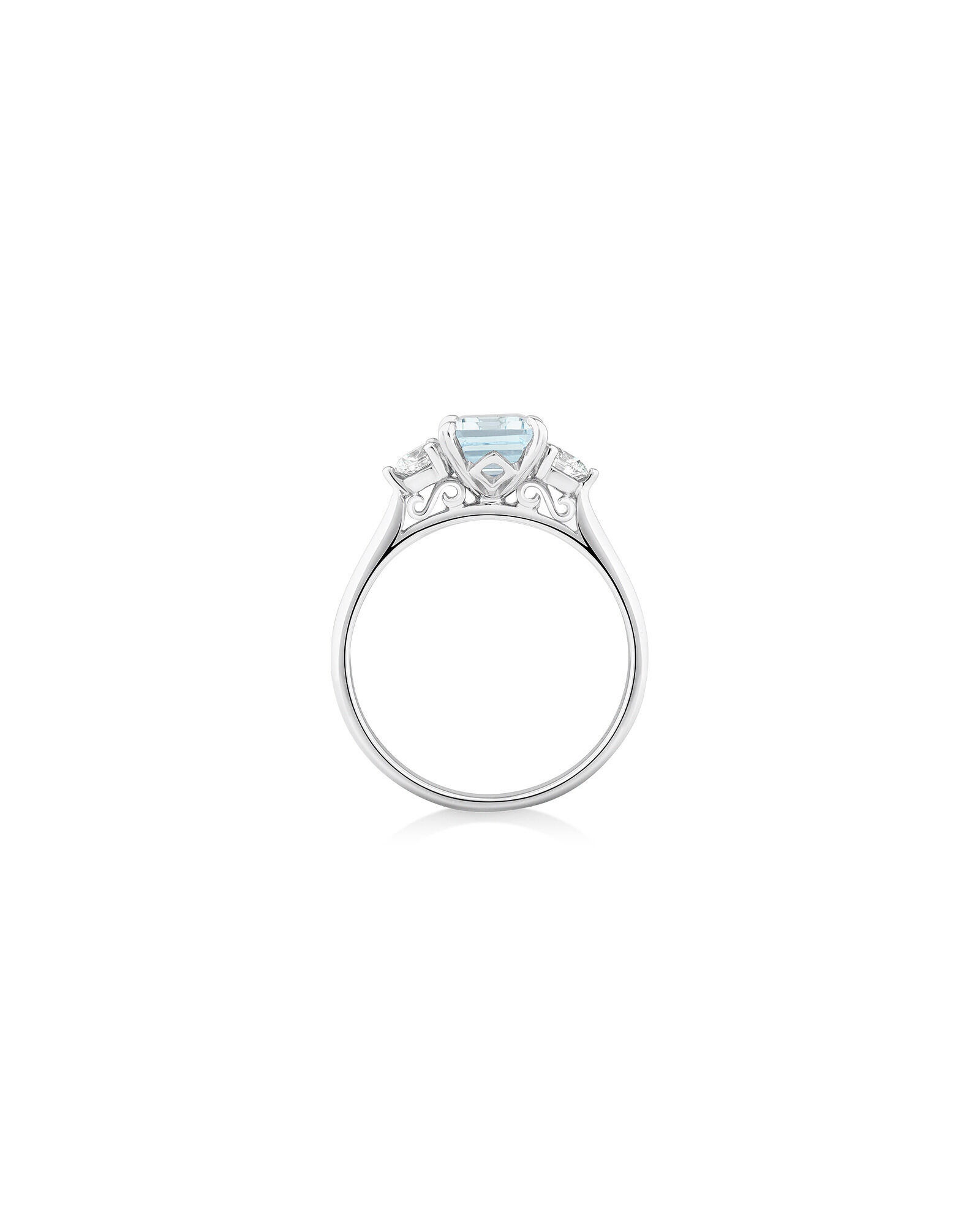 Michael hill aquamarine sale ring