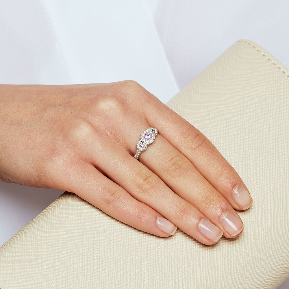 Michael hill peach sapphire online