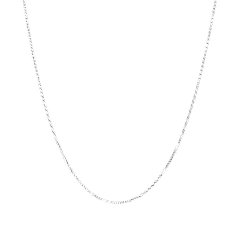 Curb Chain in 10kt White Gold