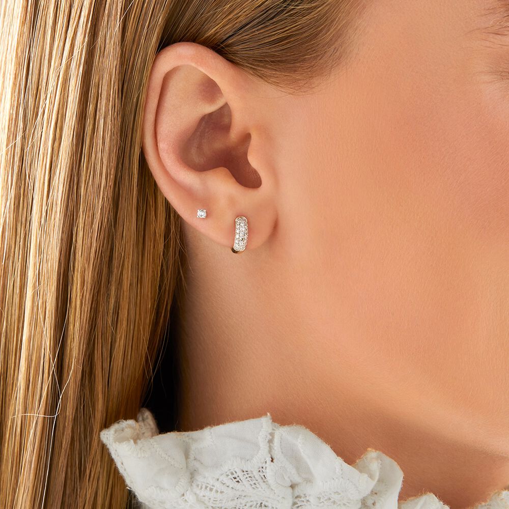 Michael hill jewellers gold hoop earrings online