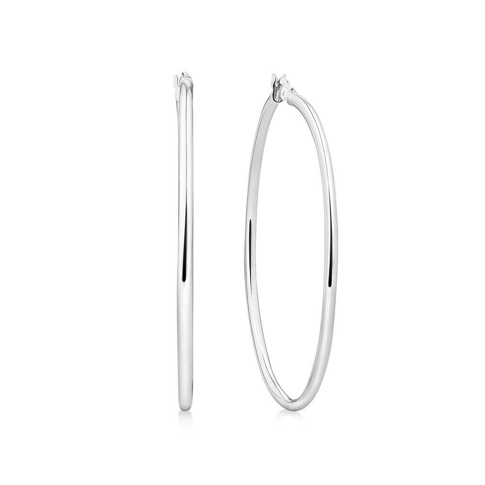 Hoop Earrings in Sterling Silver
