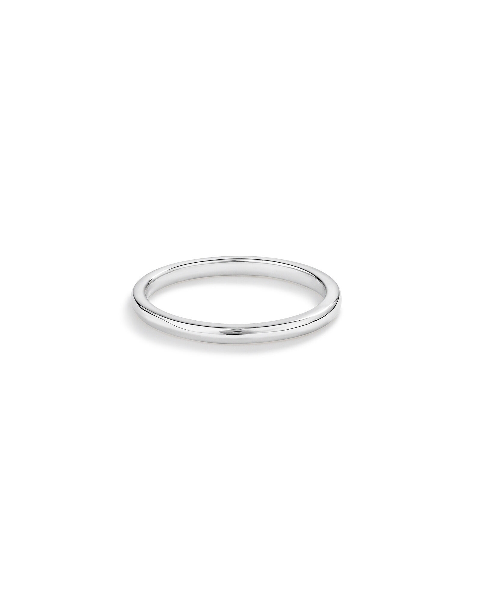 Pandora plain silver band ring hot sale