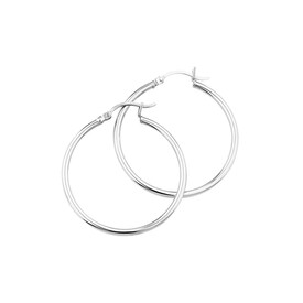 Michael hill silver hoops Clearance