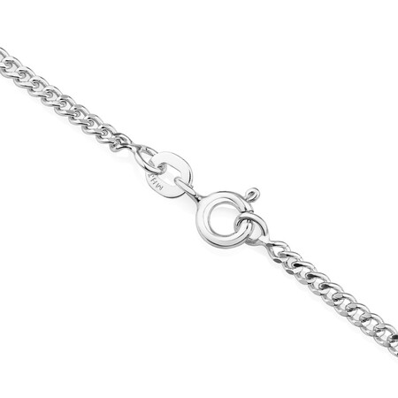 45cm (18") 1.5mm-2mm Width Curb Chain in Sterling Silver 45cm (18") 1.5mm-2mm Width Curb Chain in Sterling Silver