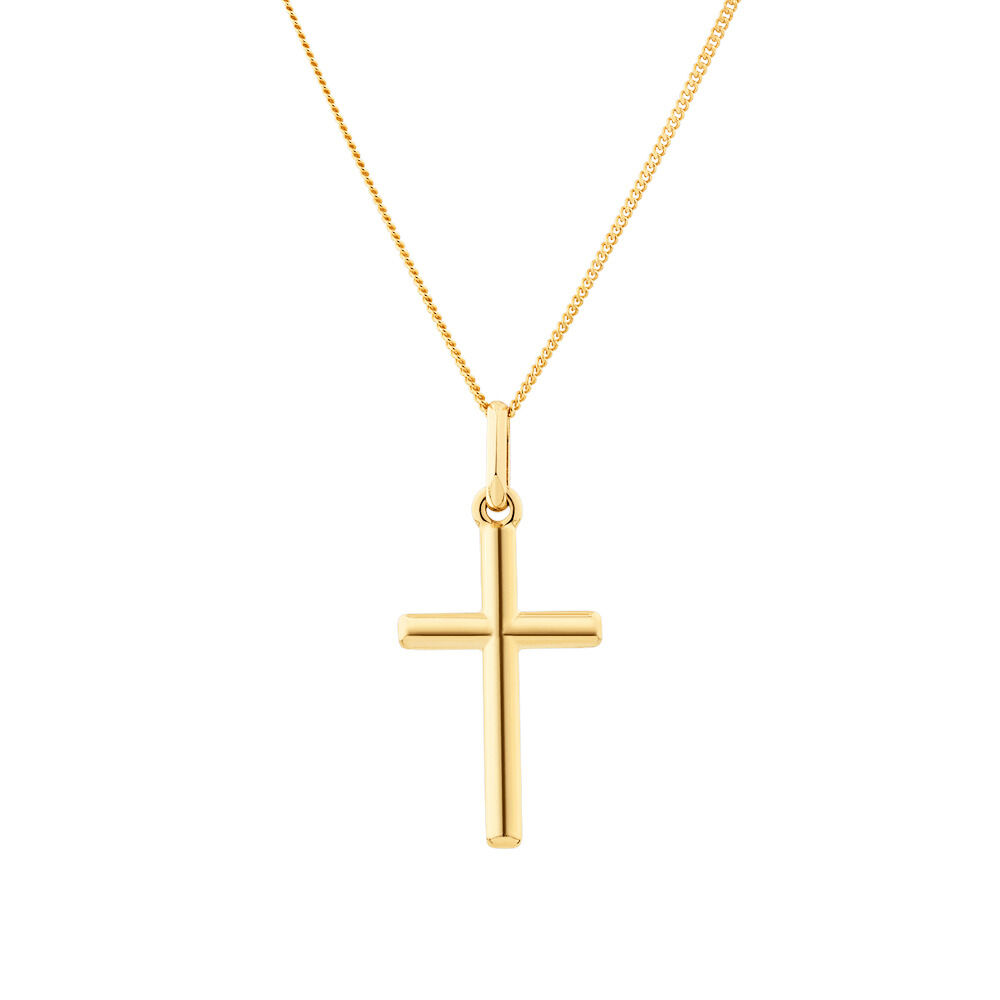 Cross Pendant in 10ct Yellow Gold