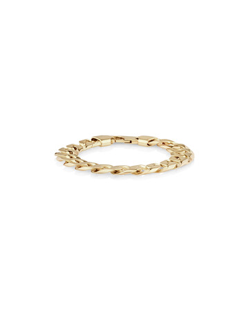 Men's Curb Bracelet in 10ct Yellow Gold Men's Curb Bracelet in 10ct Yellow Gold