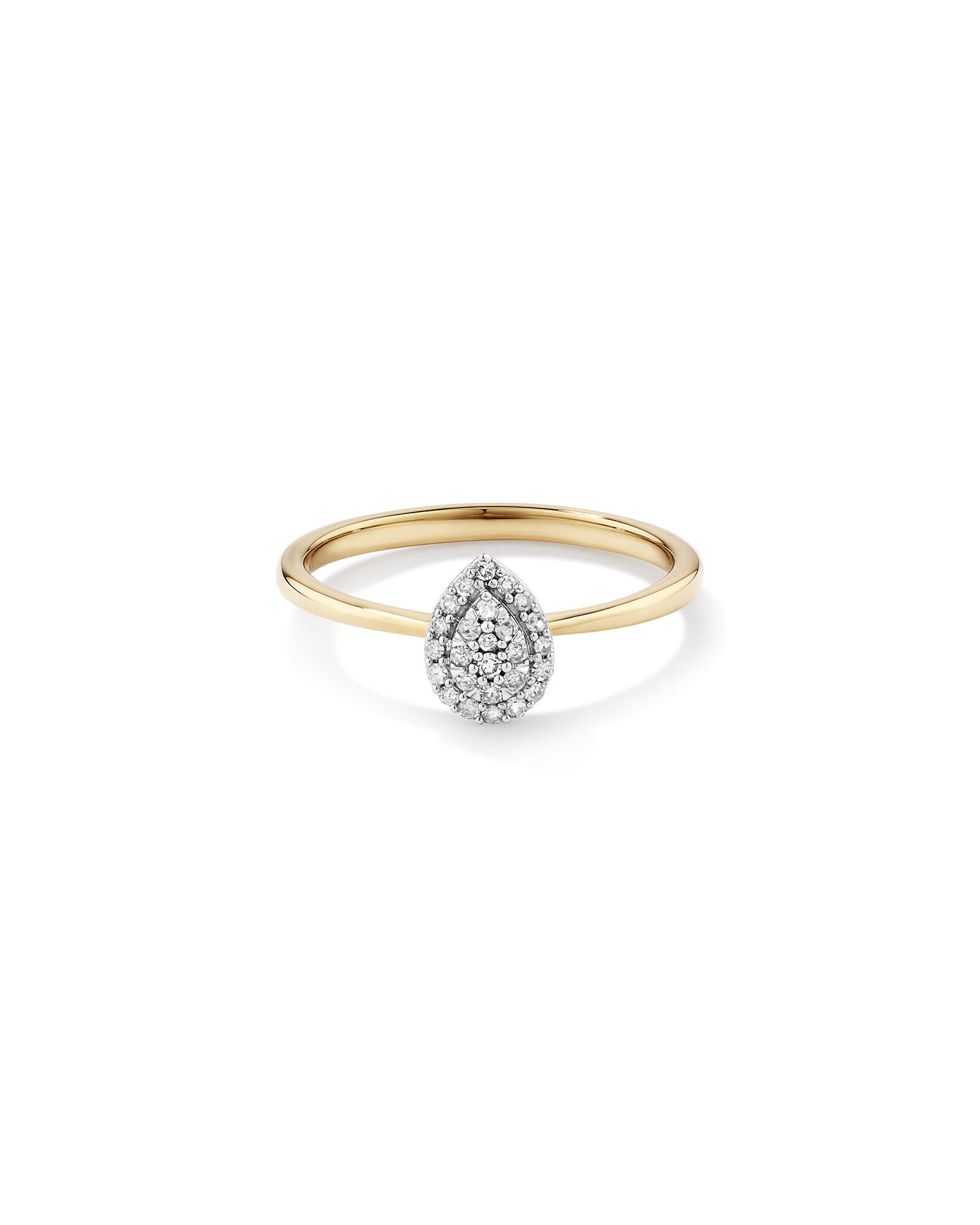 Promise ring with hole for engagement ring online