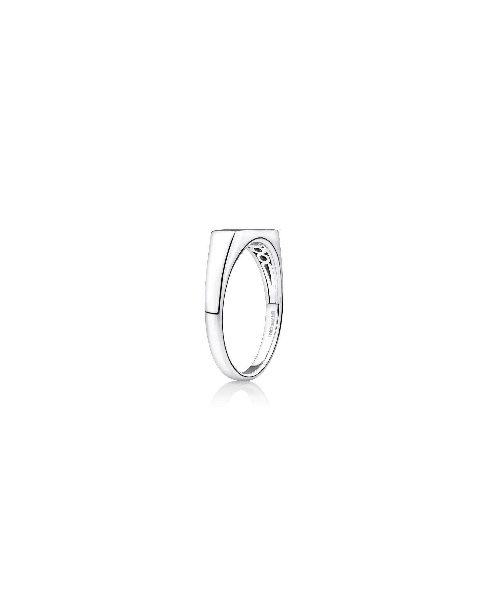Male signet clearance ring silver