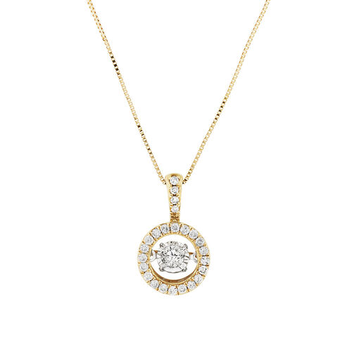 Everlight Pendant with 0.33 Carat TW of Diamonds in 10kt Yellow Gold