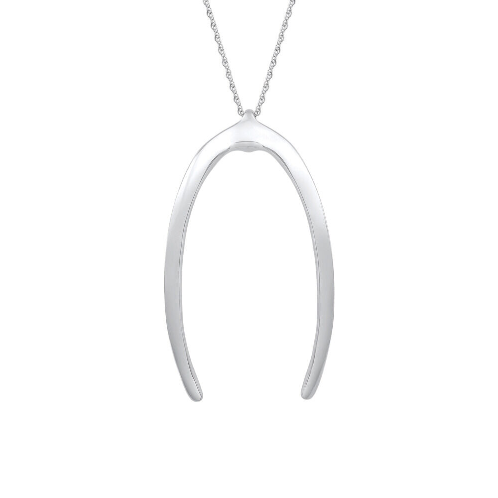 Large Mark Hill Pendant in Sterling Silver