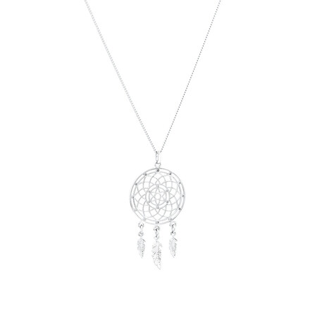Dream Catcher Pendant in Sterling Silver Dream Catcher Pendant in Sterling Silver