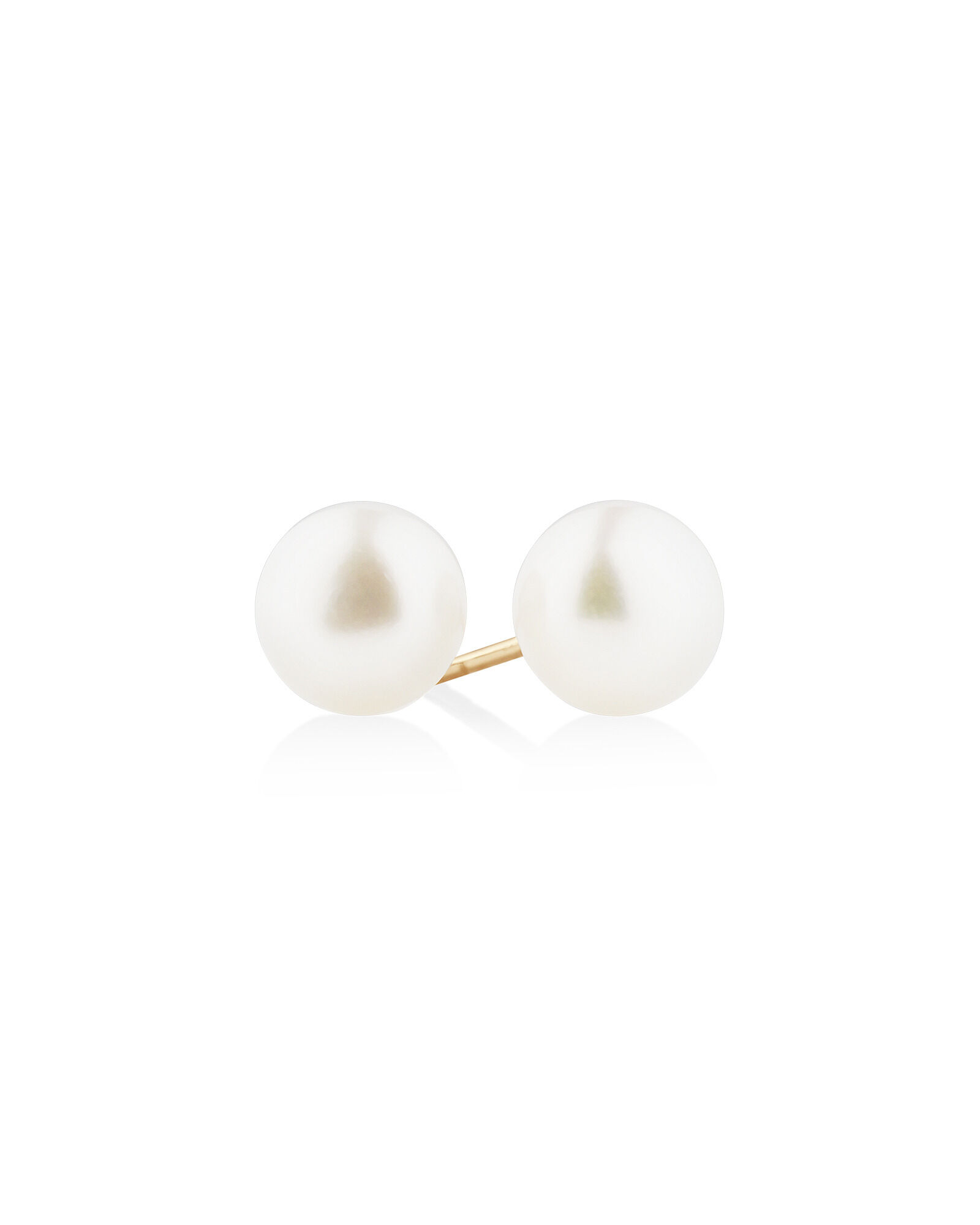 Cultured Freshwater Button Pearl Stud Earrings main image 0
