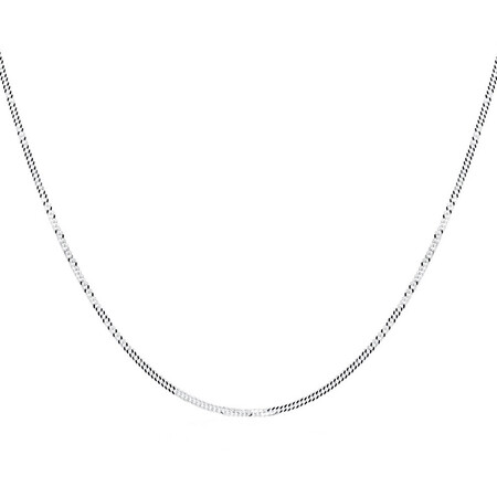 Silver curb chain 16 inch Clearance