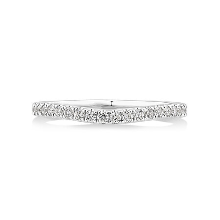 Sir Michael Hill Designer Wedding Band with 0.25 Carat TW of Diamonds in 18ct White Gold Sir Michael Hill Designer Wedding Band with 0.25 Carat TW of Diamonds in 18ct White Gold