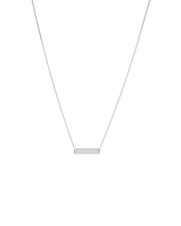 Bar Necklace in Sterling Silver Bar Necklace in Sterling Silver