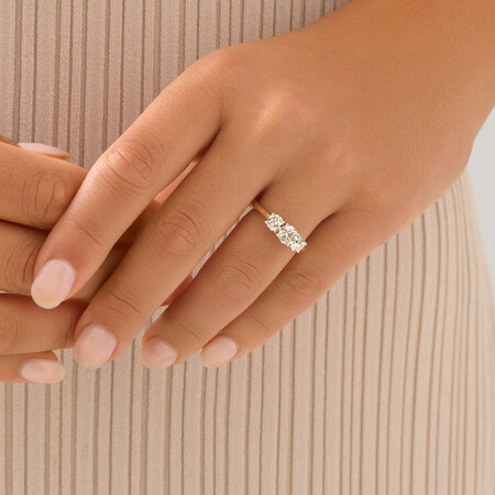 Engagement Ring with 1.60 Carat TW of Diamonds in 14ct Yellow Gold Engagement Ring with 1.60 Carat TW of Diamonds in 14ct Yellow Gold