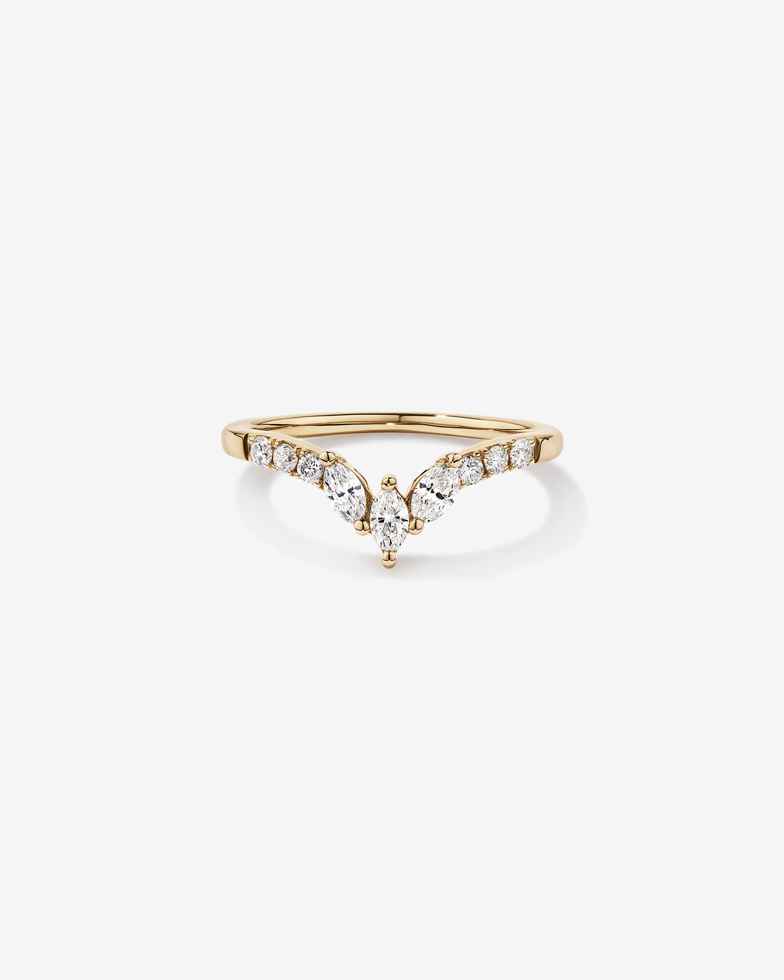 Wedding Ring with .38TW of Diamonds in 14k Yellow Gold