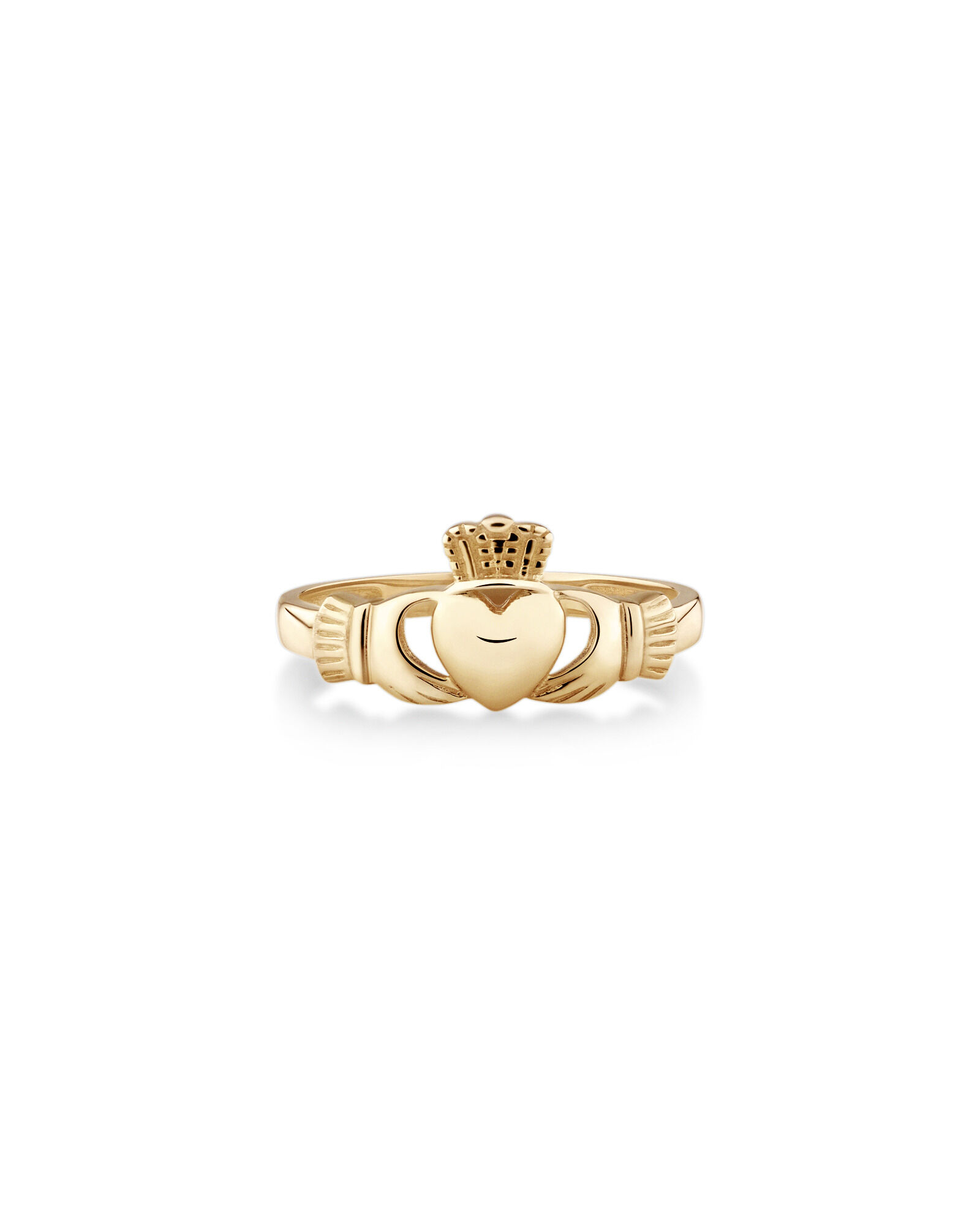 Claddagh Ring in 10ct Yellow Gold