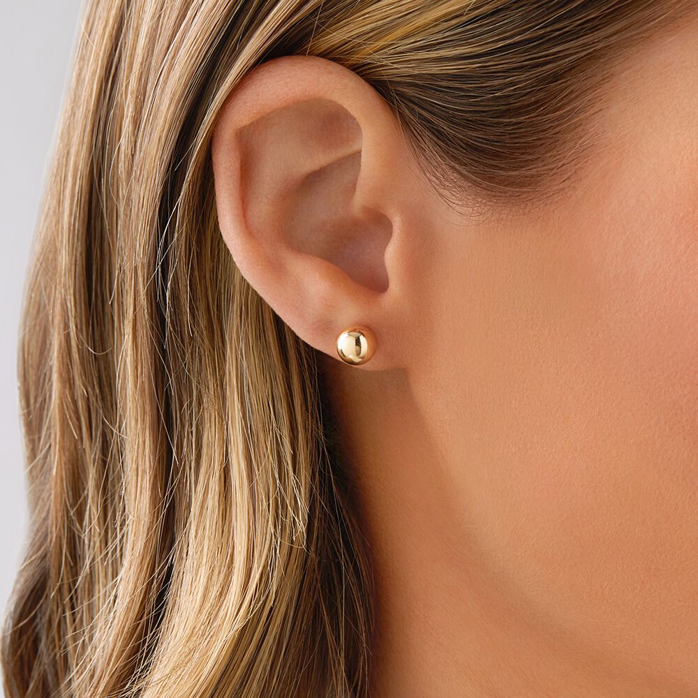 7mm ball deals stud earrings