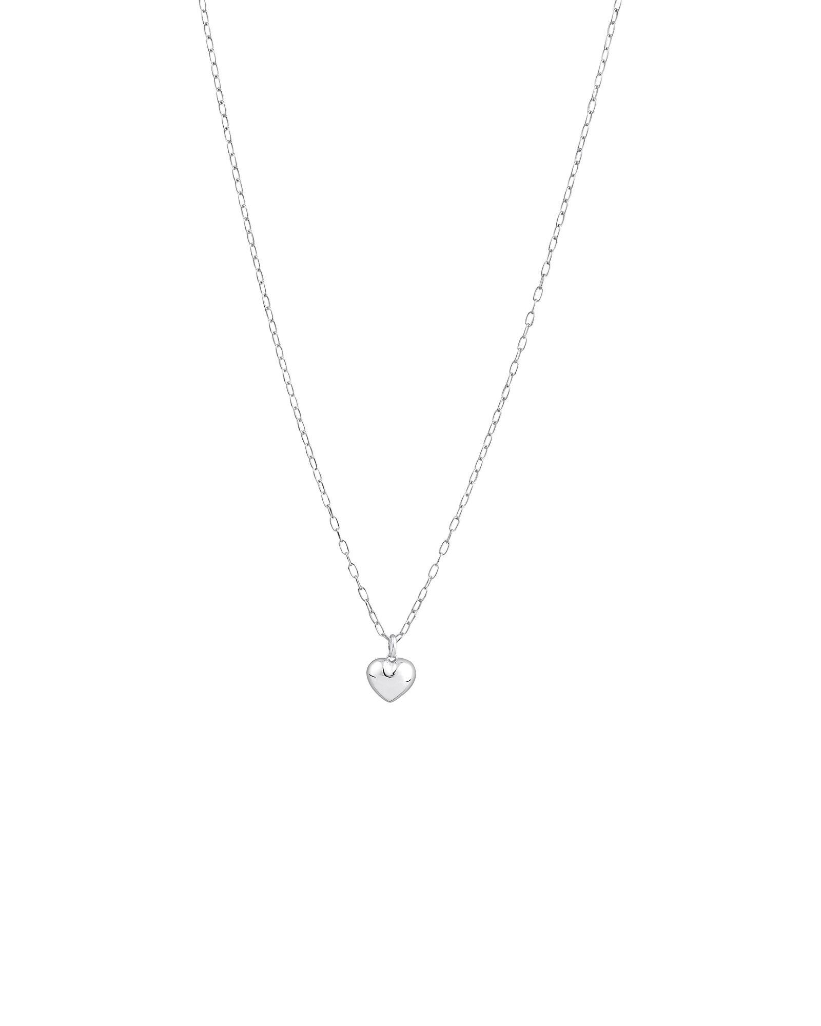 Small Heart Pendant in Sterling Silver
