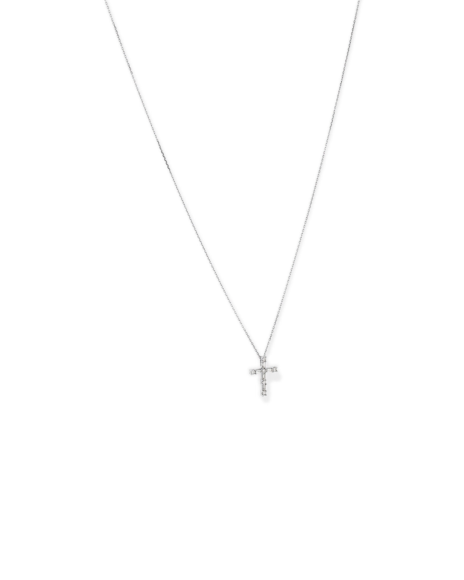White gold adjustable chain necklace discount