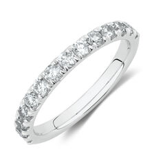 Evermore Wedding Band with 3/4 Carat TW Diamonds in 14kt White Gold