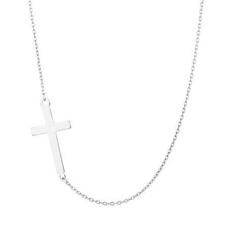 Cross Necklace in Sterling Silver