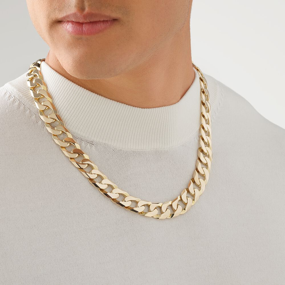 Solid online curb chain