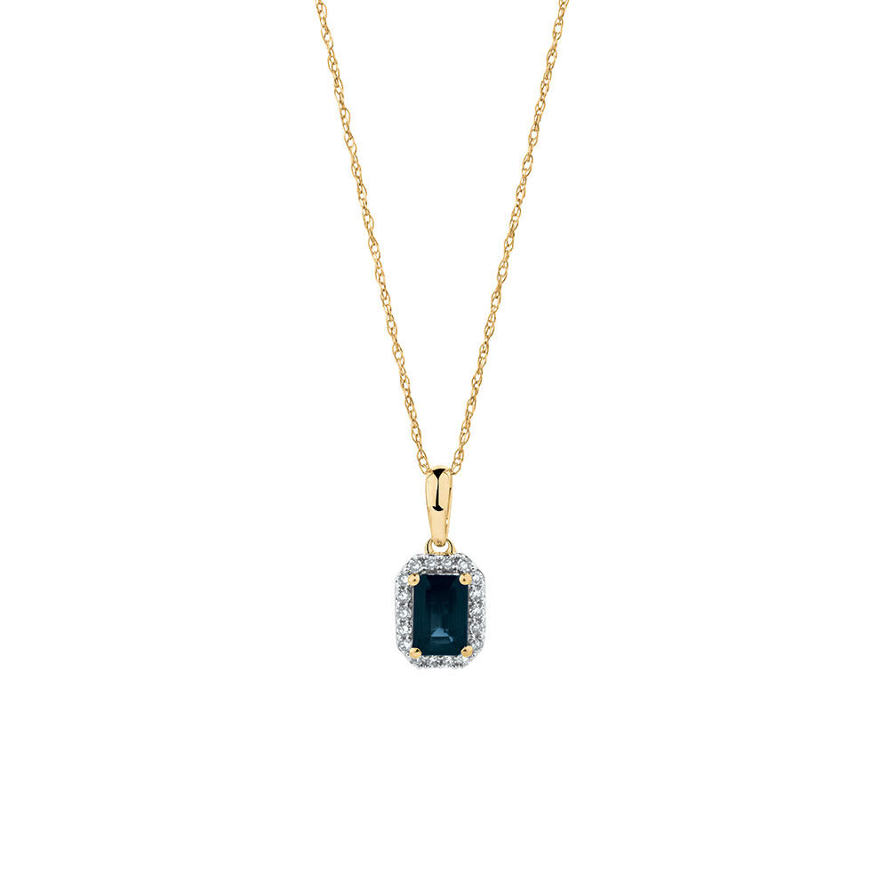 Michael hill sapphire pendant clearance