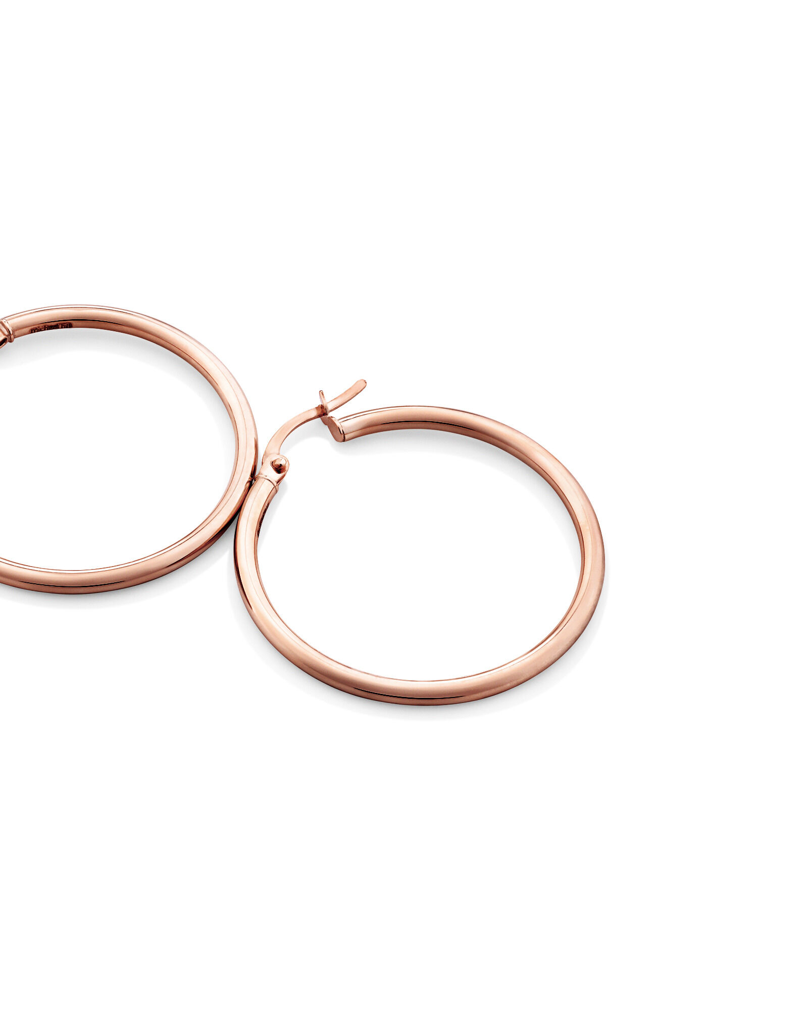 Michael hill rose on sale gold hoop earrings