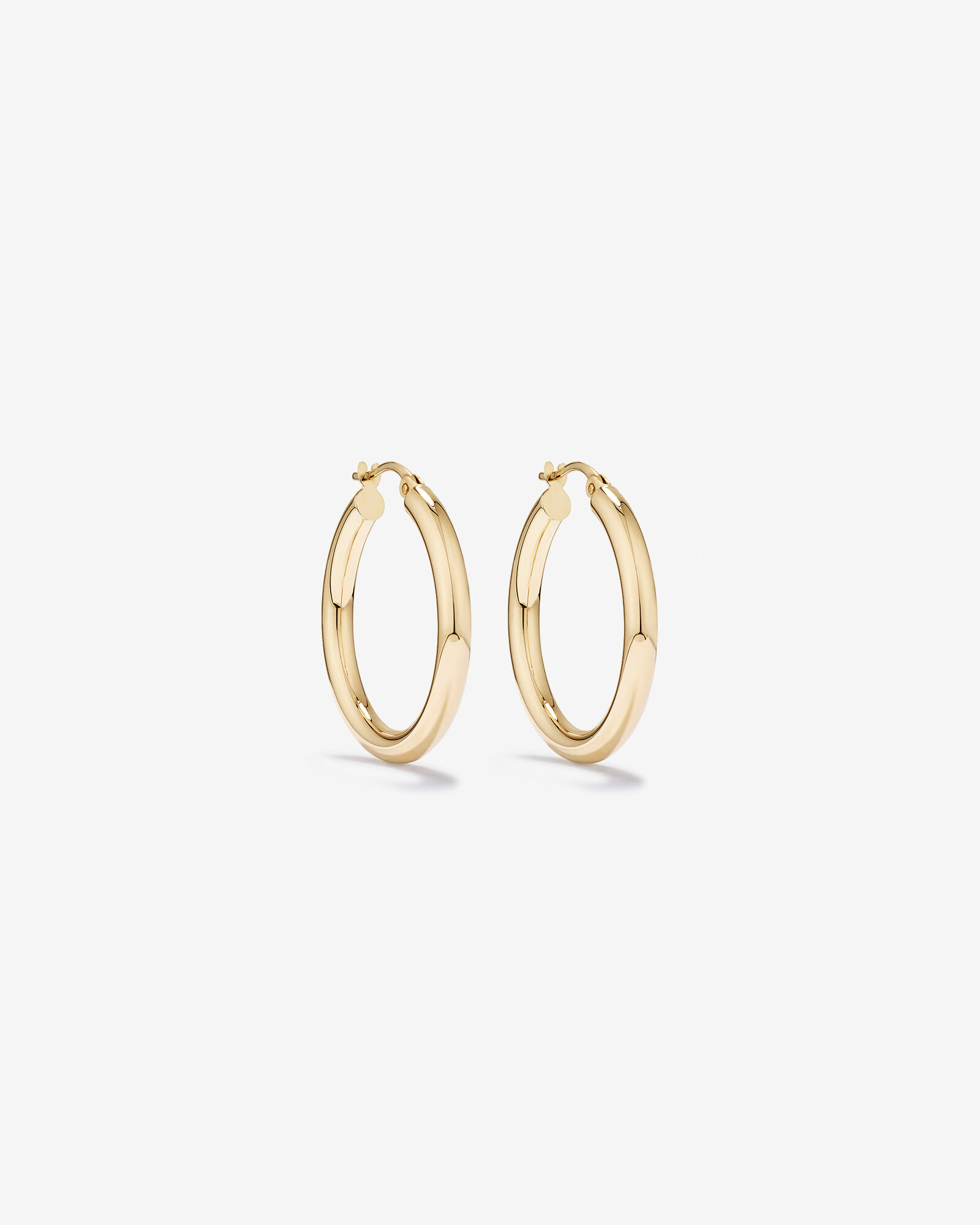 20mm Hoop Earrings in 10kt Yellow Gold