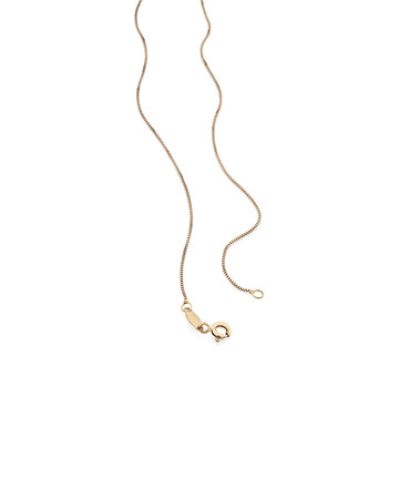 50cm (20") Box Chain in 18kt Yellow Gold 50cm (20") Box Chain in 18kt Yellow Gold