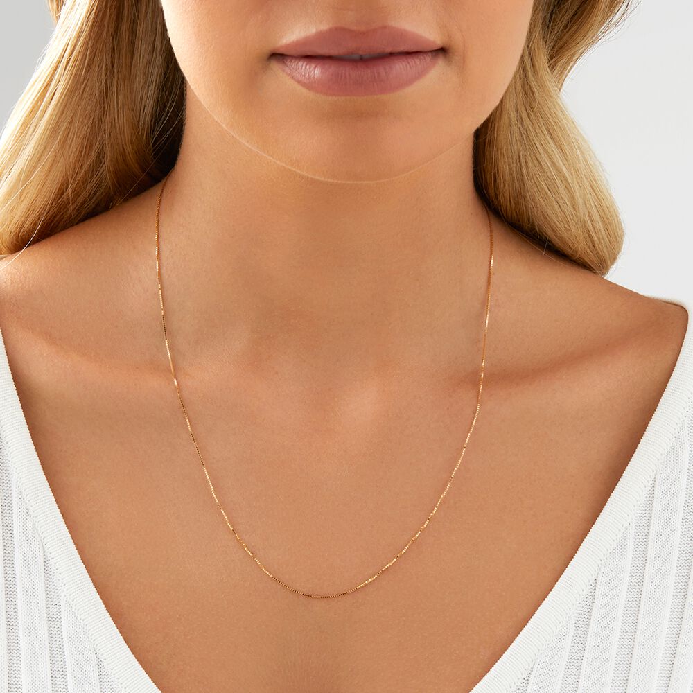Michael hill rose gold chain top