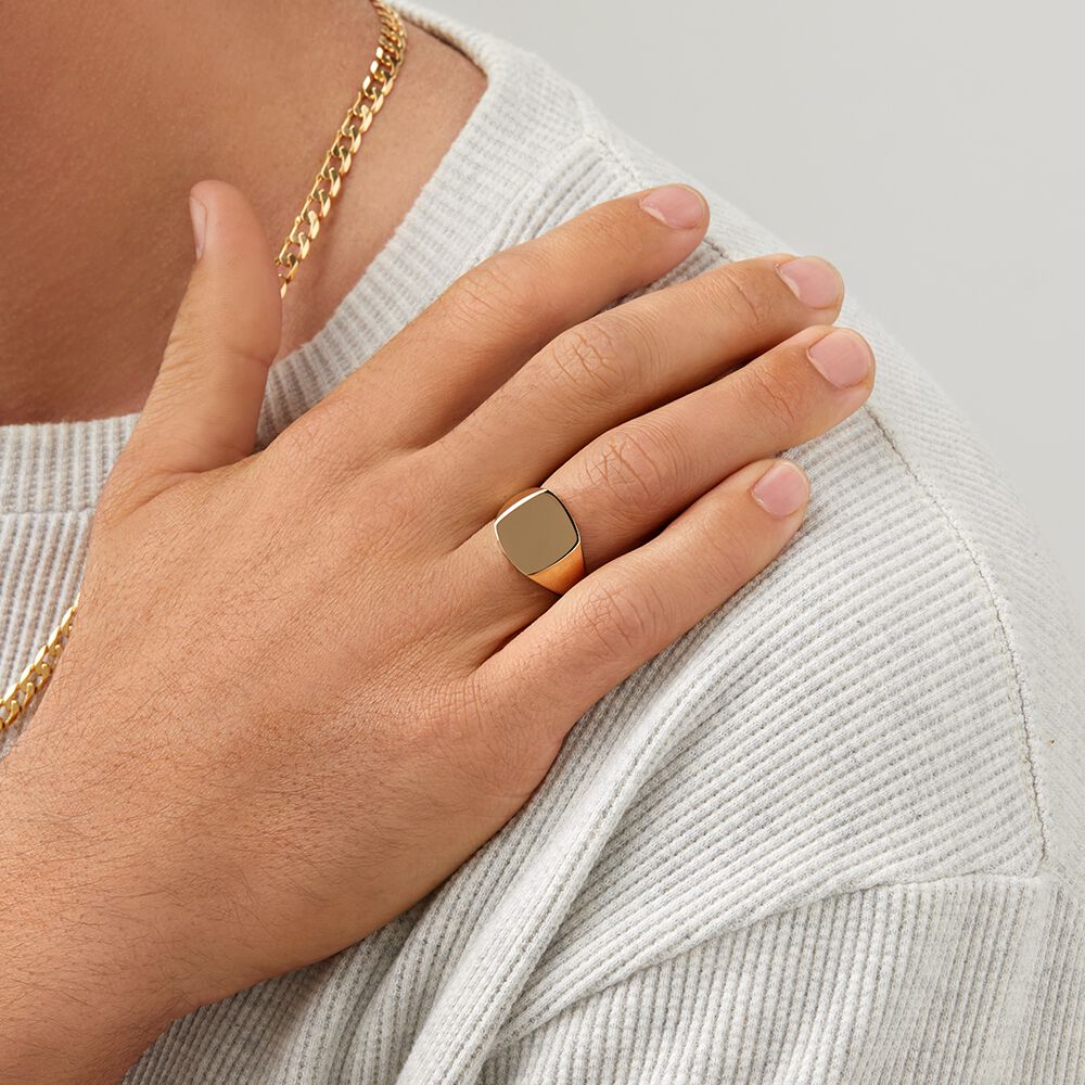 Signet ring top michael hill