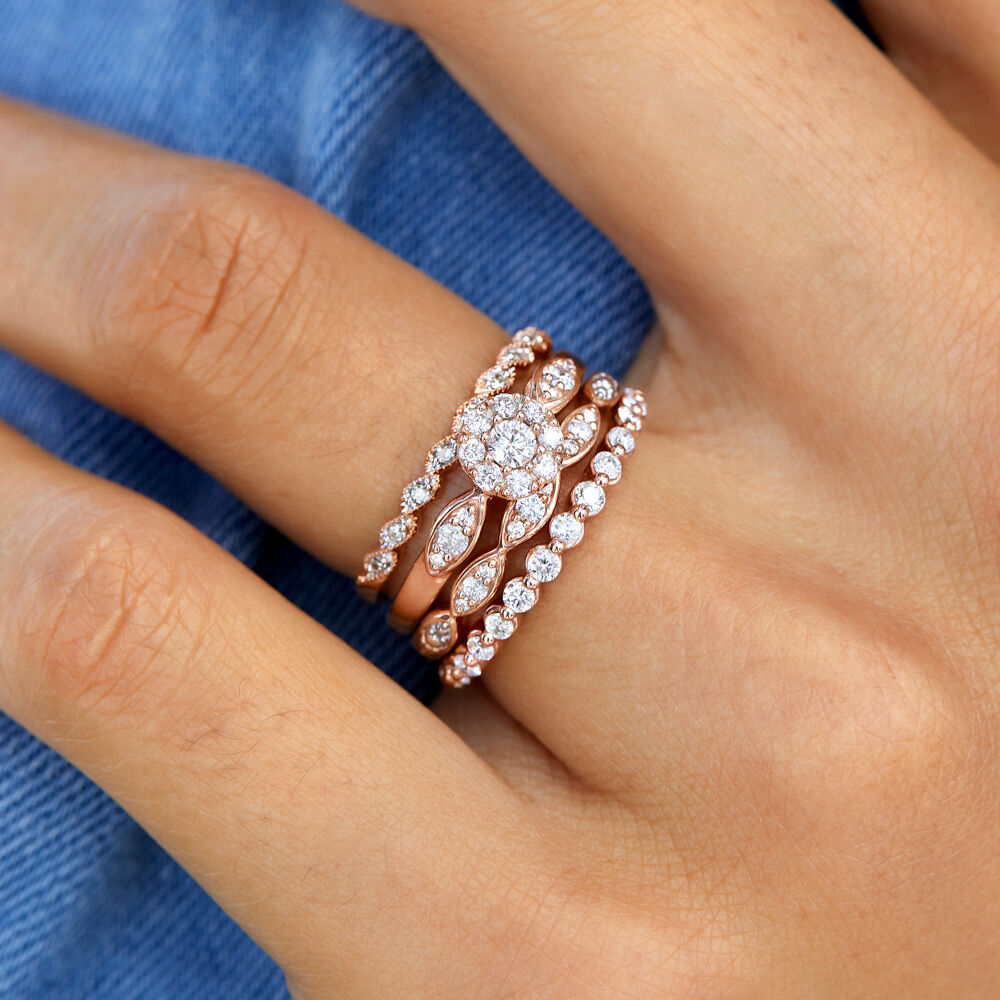 Michael hill stacking rings sales
