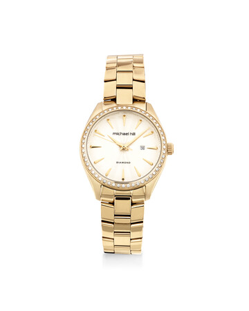 Ladies Watch with 0.60 Carat TW of Diamonds in Gold Tone Stainless Steel Ladies Watch with 0.60 Carat TW of Diamonds in Gold Tone Stainless Steel
