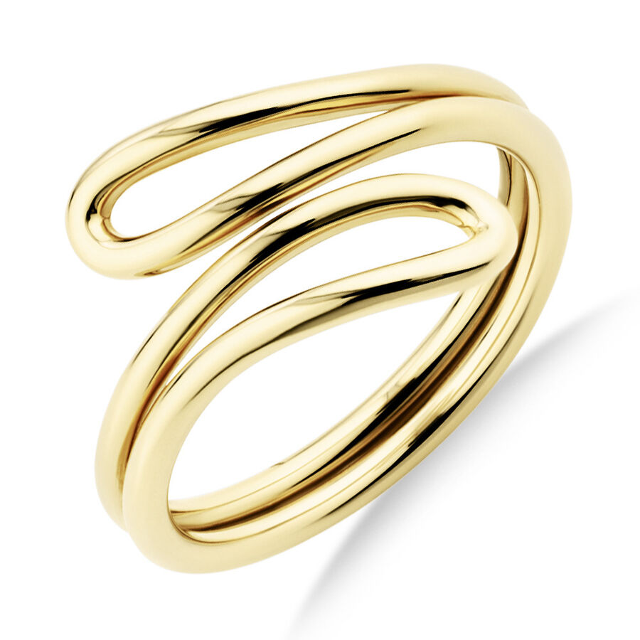 Single Loop Ring In 10Ct Yellow Gold