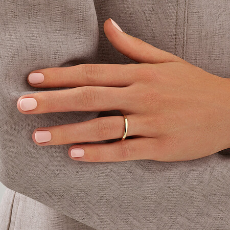2mm High Domed Wedding Band in 14kt Yellow Gold 2mm High Domed Wedding Band in 14kt Yellow Gold