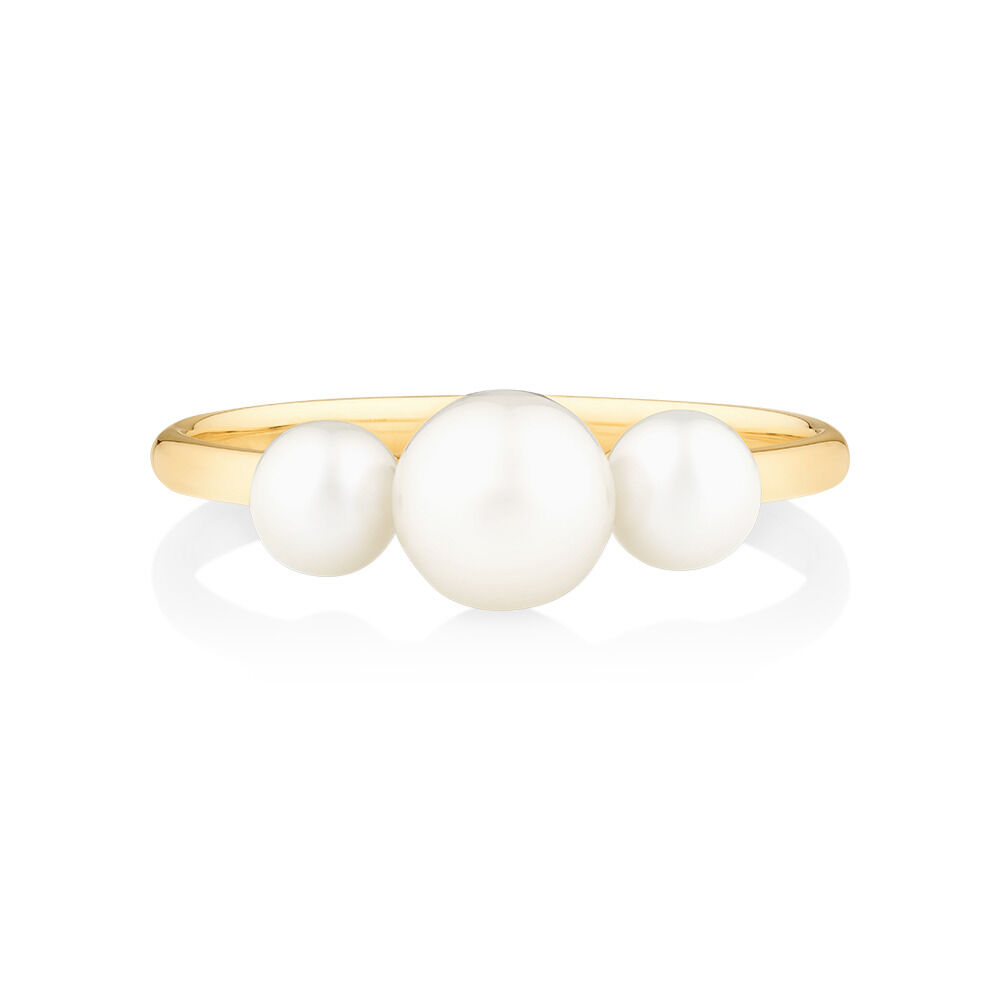 Michael hill top pearl ring