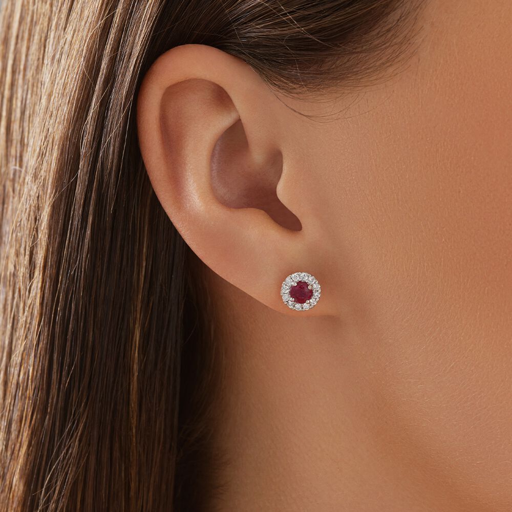 Michael hill store ruby earrings