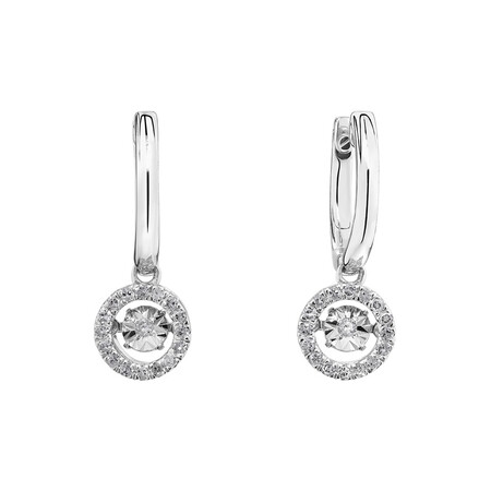 Everlight Earrings with 1/4 Carat TW of Diamonds in Sterling Silver