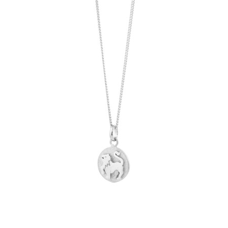 Leo Zodiac Pendant in Sterling Silver Leo Zodiac Pendant in Sterling Silver