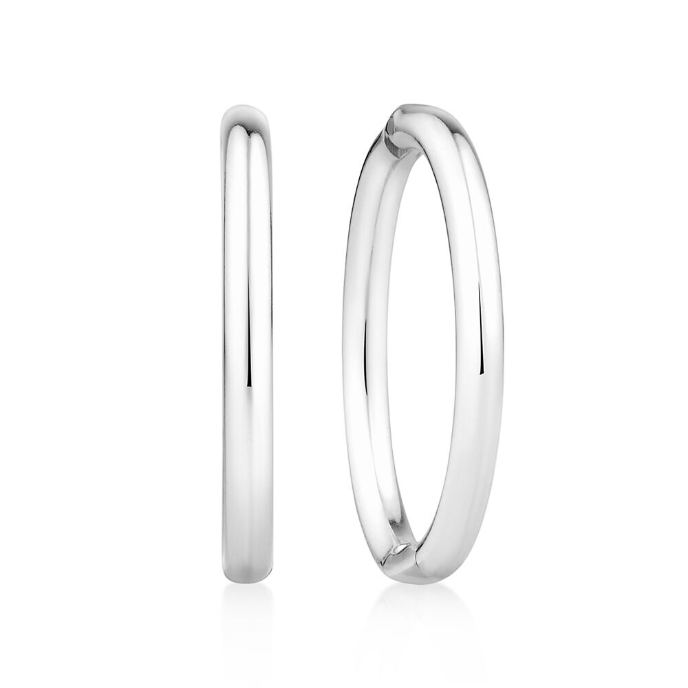 8mm Mini Sleepers in Sterling Silver