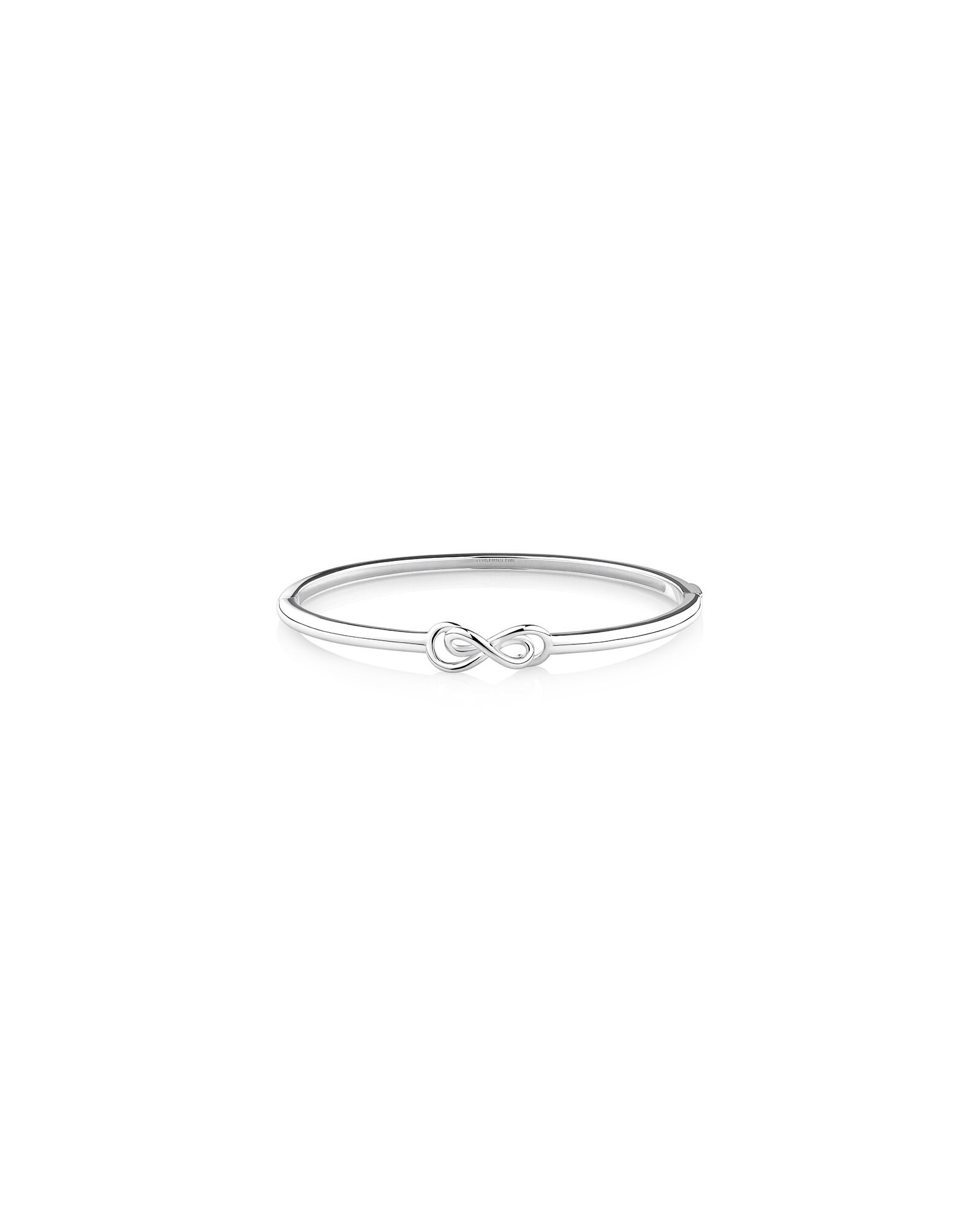 62mm Double Infinity Bangle in Sterling Silver