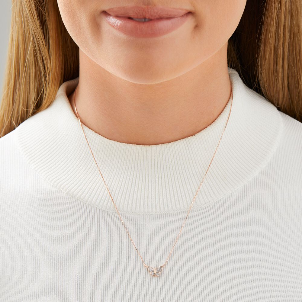 Michael hill rose gold necklace deals