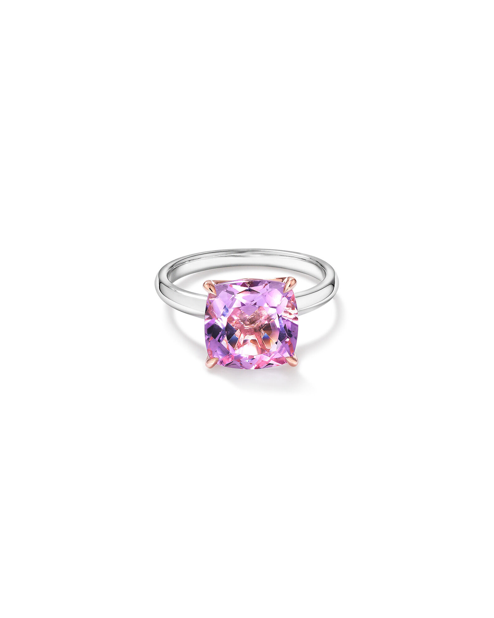 Rose amethyst ring deals