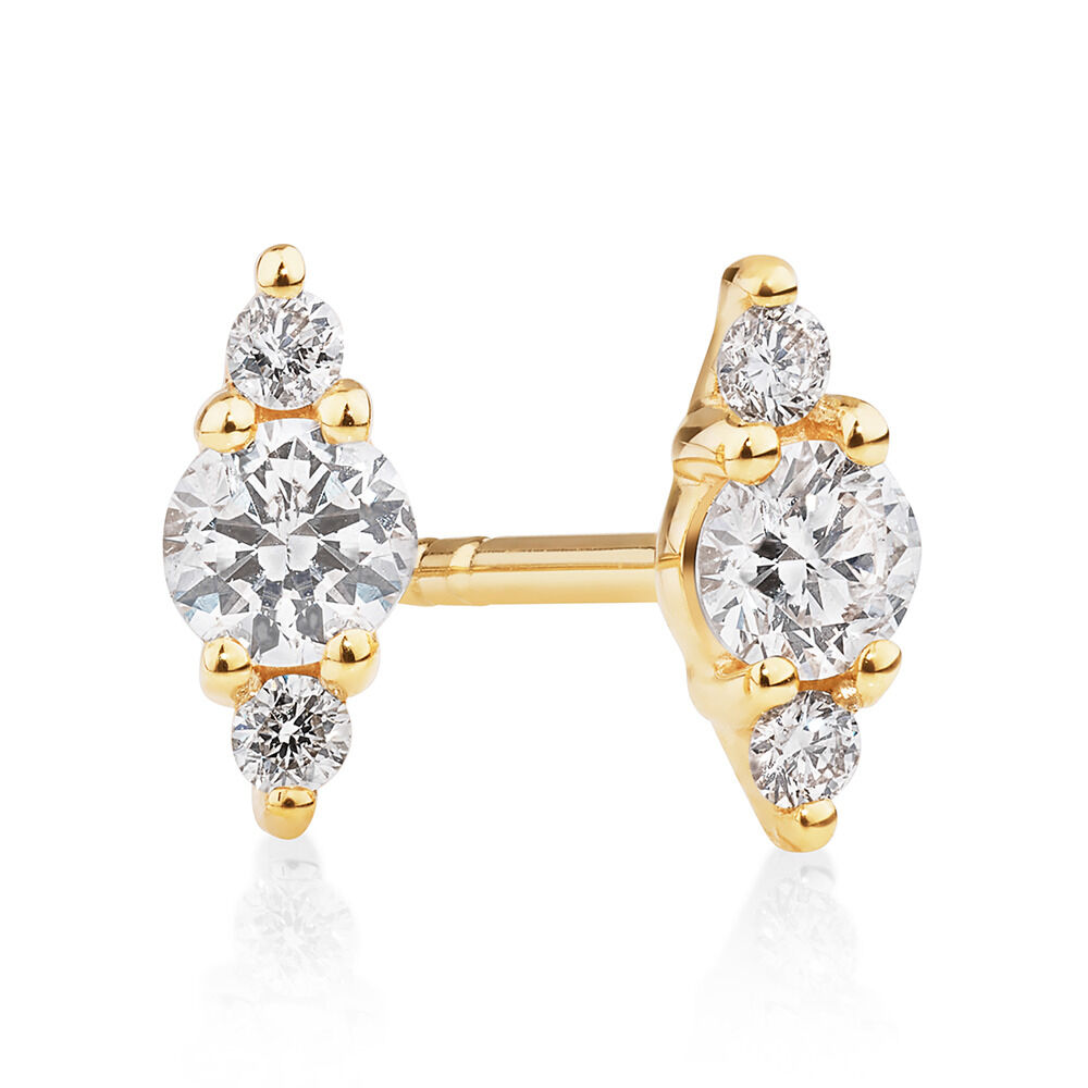 Michael hill jewellers diamond stud earrings discount